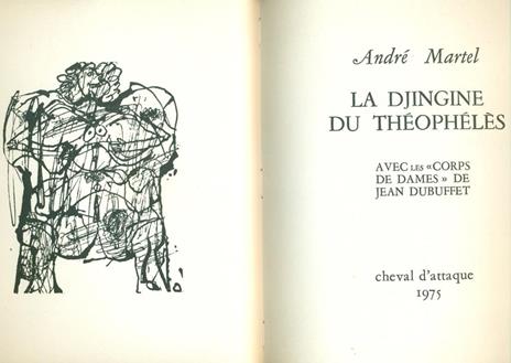 La Djingine du Théophélès - Jean Dubuffet,André Martel - copertina