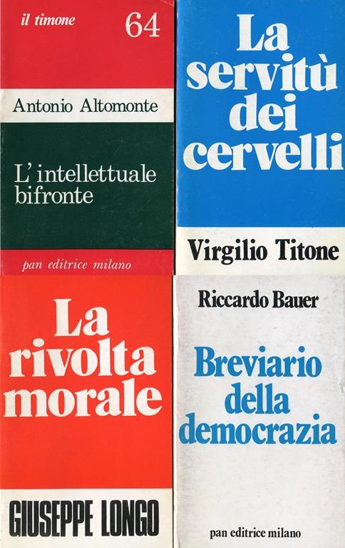 La servitù dei cervelli - Virgilio Titone - copertina