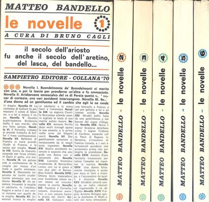 Le novelle - Matteo Bandello - copertina