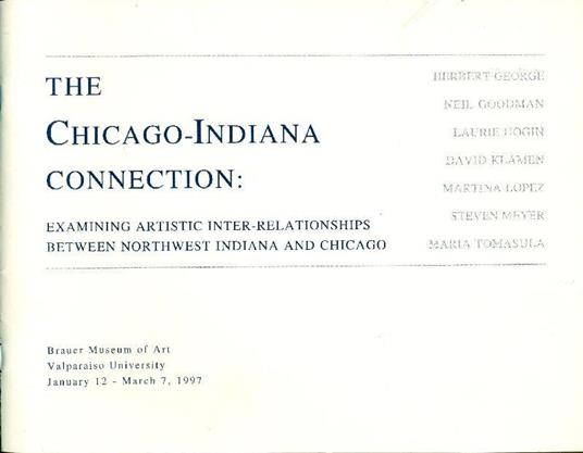 The Chicago-Indiana connection: examining artistic inter-relationships between Northwest Indiana and - Herbert George - copertina