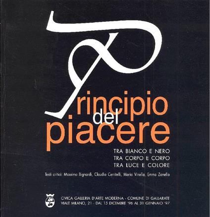 Principio del piacere - Massimo Bignardi - copertina