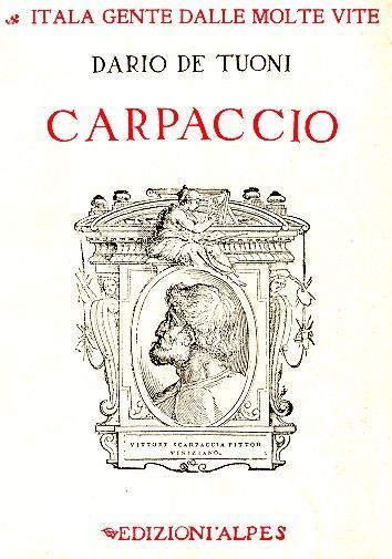 Carpaccio - Dario De Tuoni - copertina