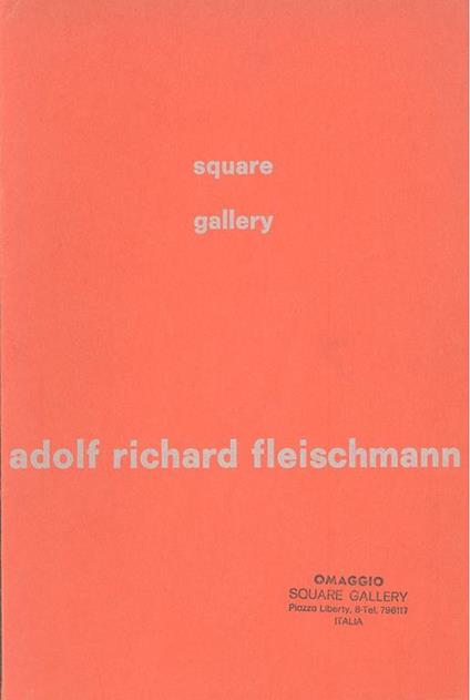 Adolf Richard Fleischmann - Adolf Richard Fleischmann - copertina