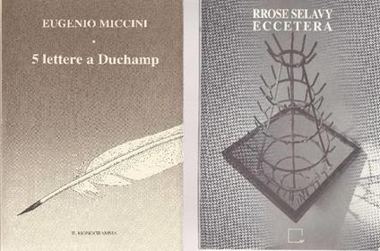 5 lettere a Duchamp. Rrose Selavy eccetera - Eugenio Miccini - copertina