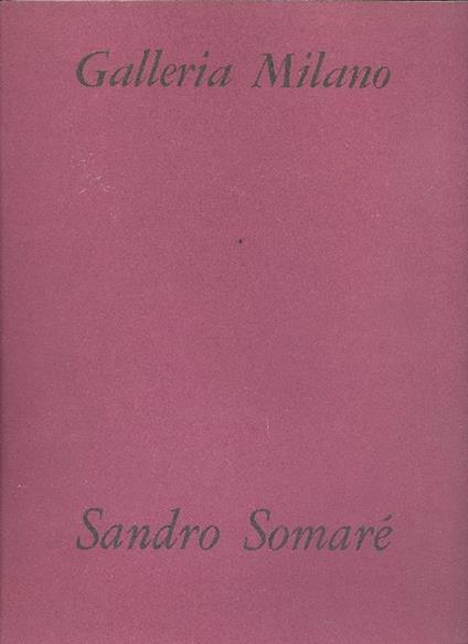 Sandro Somaré - Sandro Somarè Tallone - copertina