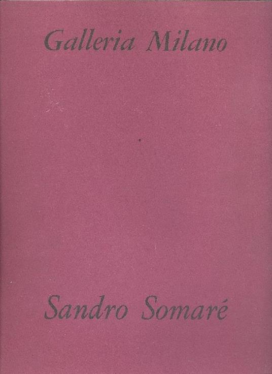 Sandro Somaré - Sandro Somarè Tallone - copertina