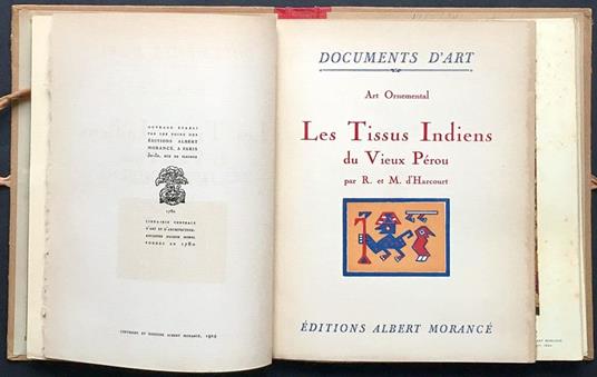 Art ornemental. Les Tissus Indiens du Vieux Pérou - 2