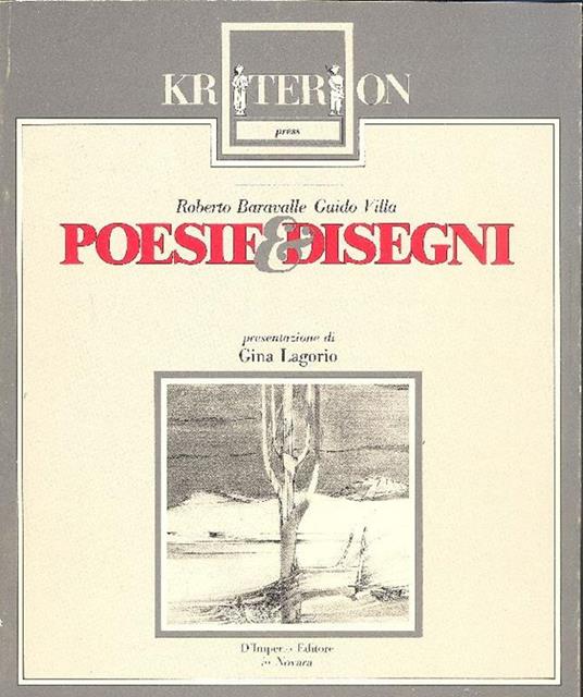 Poesie e disegni - Roberto Baravalle - copertina