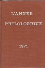 L' année philologique