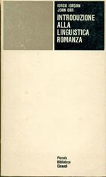 Introduzione alla linguistica romanza