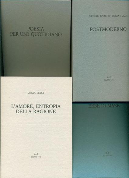 Poesia per uso quotidiano - Lucia Tului - copertina