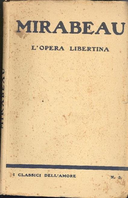 L' opera libertina - copertina