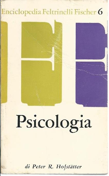 Psicologia - Peter R. Hofstatter - copertina