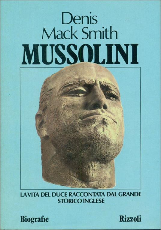 Mussolini - Denis Mack Smith - copertina