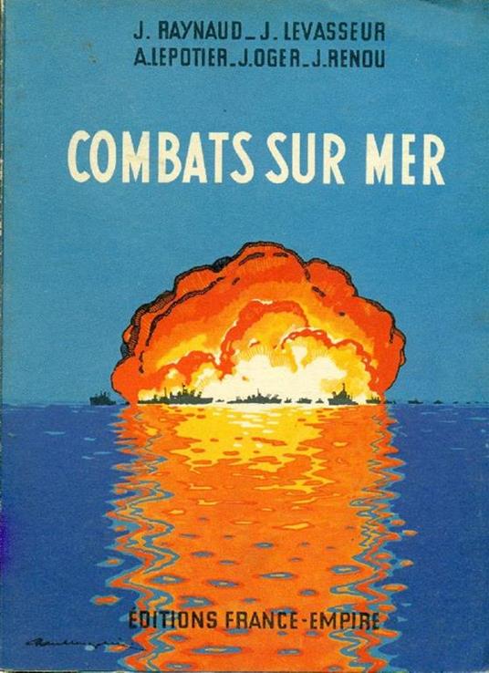 Combats sur mer - J. Raynaud - copertina