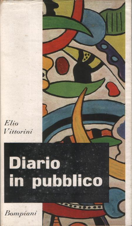 Diario in pubblico - Elio Vittorini - copertina