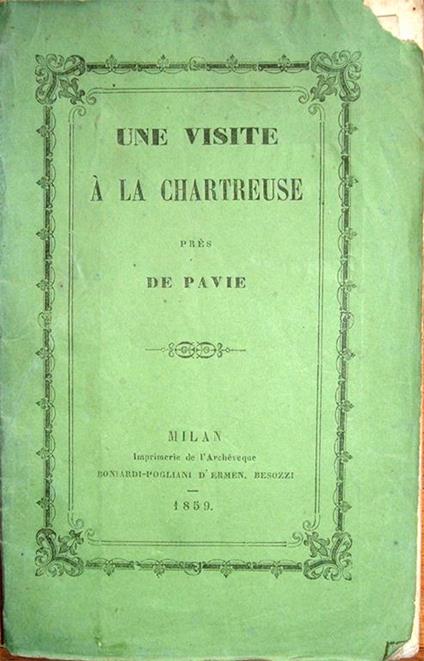 Une visite a la Chartreuse près de Pavie - copertina