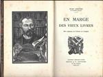 En marge des vieux livres