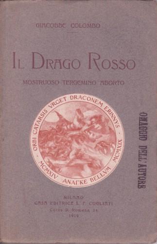 Il Drago Rosso mostruoso tergemino aborto - Giacobbe Colombo - copertina