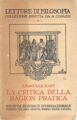 La Critica della ragion pratica - Blaise Pascal - copertina