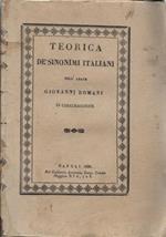 Teorica de' sinonimi italiani dell'abate Giovanni Romani di Casalmaggiore