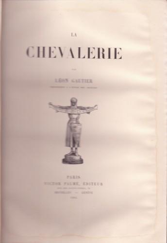 La Chevalerie - Leon Gautier - copertina