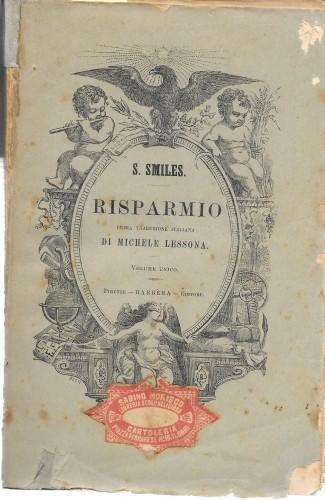 Risparmio - Samuel Smiles - copertina