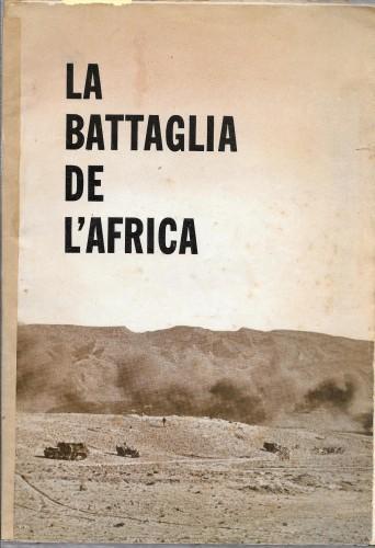 La battaglia de l'Africa - copertina