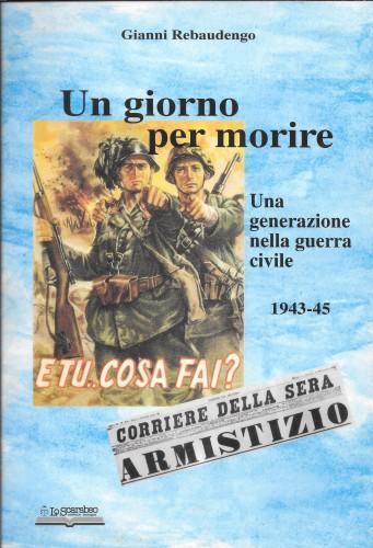 Un giorno per morire - Gianni Rebaudengo - copertina