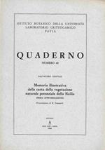 Memoria illustrativa della carta della vegetazione naturale potenziale della Sicilia