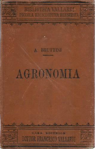 Agronomia - Arturo Bruttini - copertina