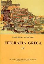 Epigrafia greca. Vol. IV: Epigrafi sacre pagane e cristiane