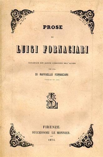 Prose - Luigi Fornaciari - 2