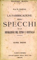 La fabbricazione degli specchi e la decorazione del vetro e cristallo