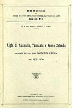 Alghe di Australia, Tasmania e Nuova Zelanda raccolte dal rev. dott. Giuseppe Capra nel 1908. 1909