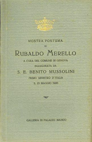 Mostra Postuma di Rubaldo Merello - 2