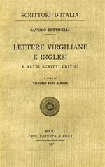 Lettere virgiliane e inglesi e altri scritti critici