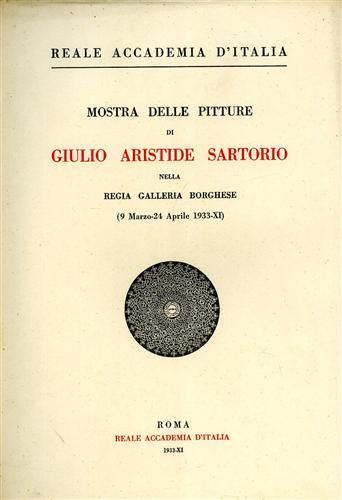 Mostra delle pitture di Giulio Aristide Sartorio - copertina