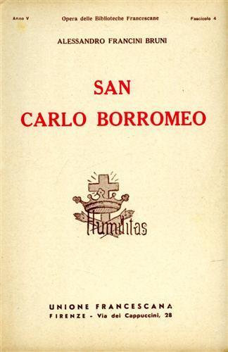 San Carlo Borromeo - Alessandro Francini Bruni - copertina