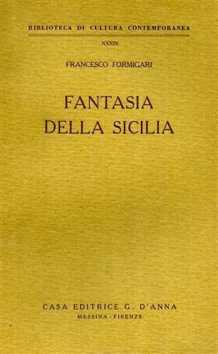 Fantasia della Sicilia - Francesco Formigari - copertina
