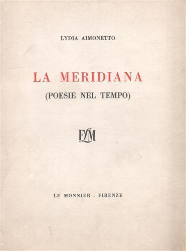 La Meridiana poesie nel tempo - Lydia Aimonetto - copertina