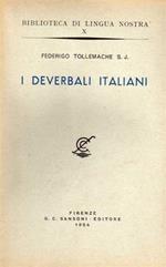 I deverbali italiani