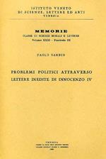 Problemi politici attraverso lettere inedite di Innocenzo IV