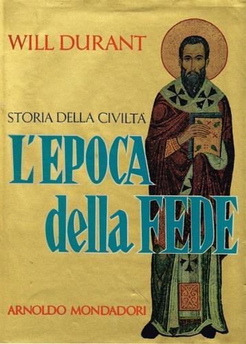 L' Epoca della Fede - Will Durant - copertina