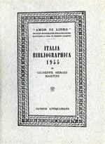 Italia bibliographica. 1961. Repertorio delle opere di bibl