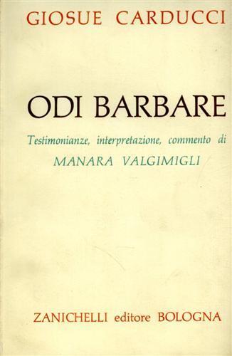 Odi barbare - Giosuè Carducci - 3