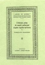 L' Edizione prima dei sonetti carducciani al Padre Angelico da Pistoia