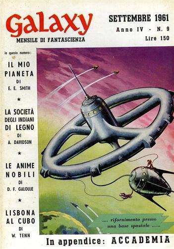 Galaxy, 9, 1961. Racconti - copertina