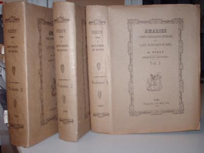 Analisi storico topografico antiquaria della Carta dè dintorni di Roma - Antonio Nibby - copertina