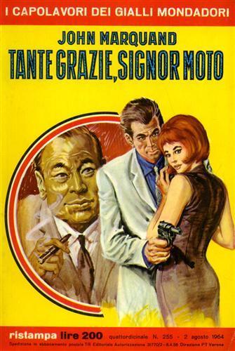 Tante grazie, signor Moto - John P. Marquand - copertina